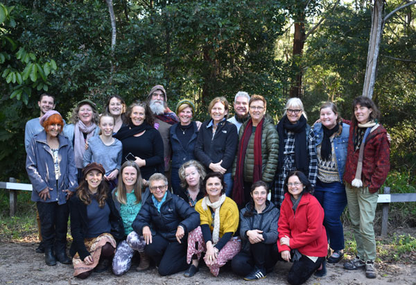 Earth Arts Retreat participants